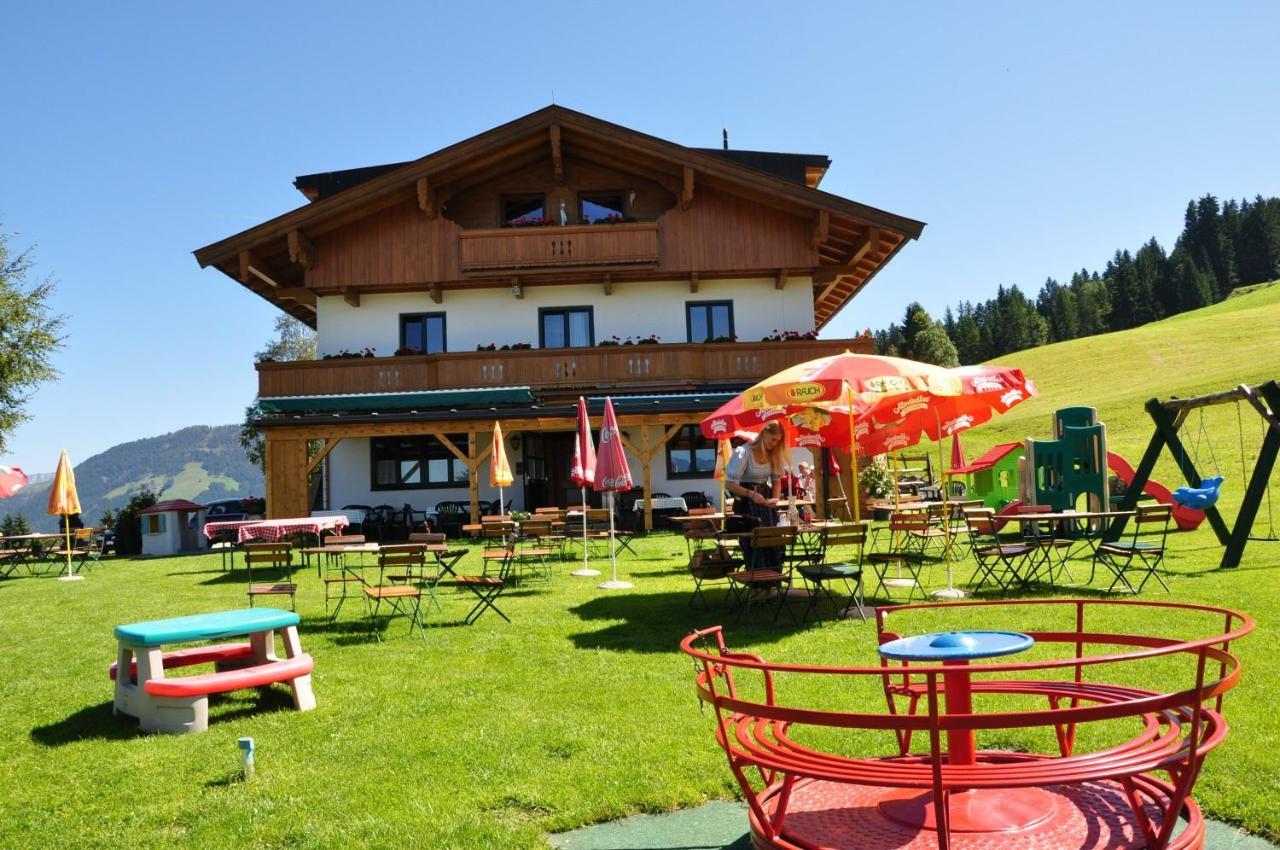 Alpengasthof Hirschberg St. Johann in Tirol Exterior foto