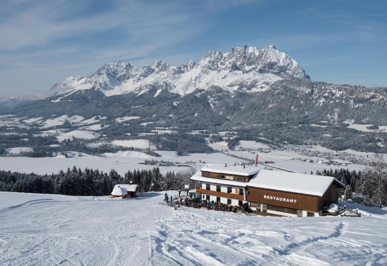 Alpengasthof Hirschberg St. Johann in Tirol Exterior foto
