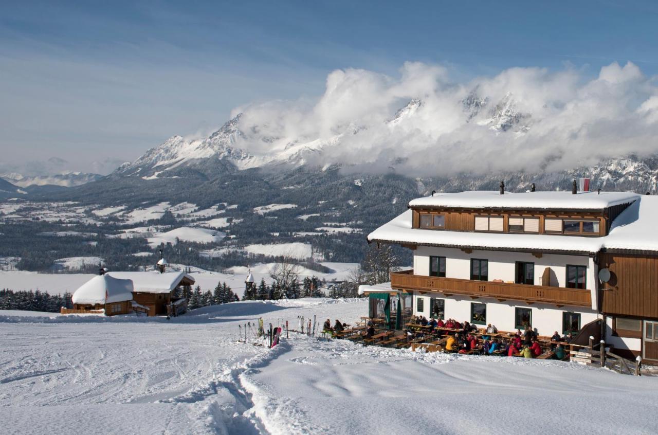 Alpengasthof Hirschberg St. Johann in Tirol Exterior foto